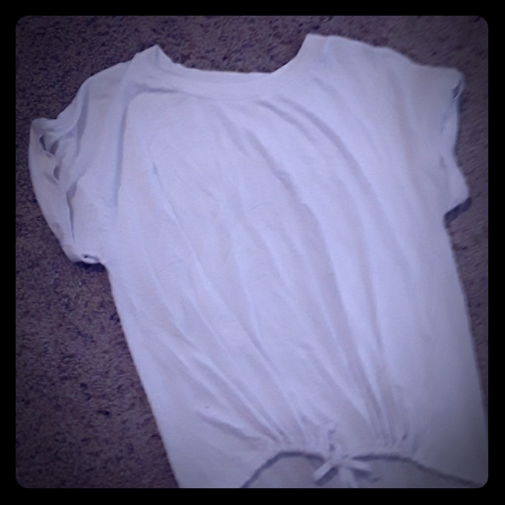 White crop top